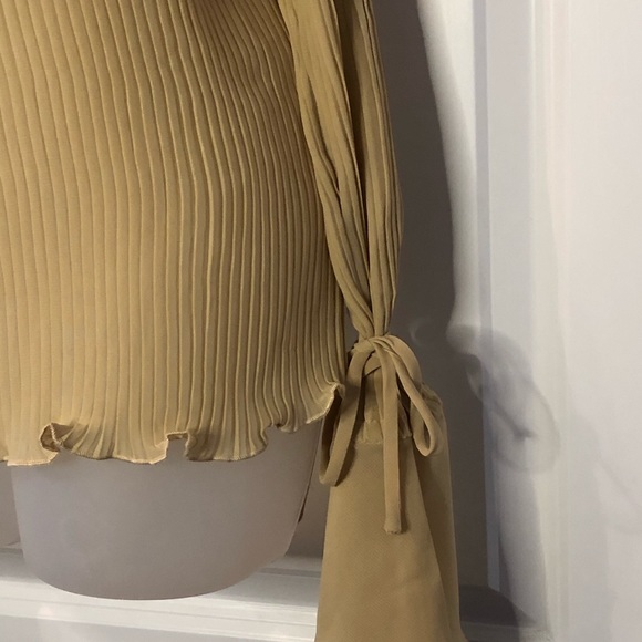 NWT KAELYN-MAX Beige Top Size Large - Picture 5 of 15